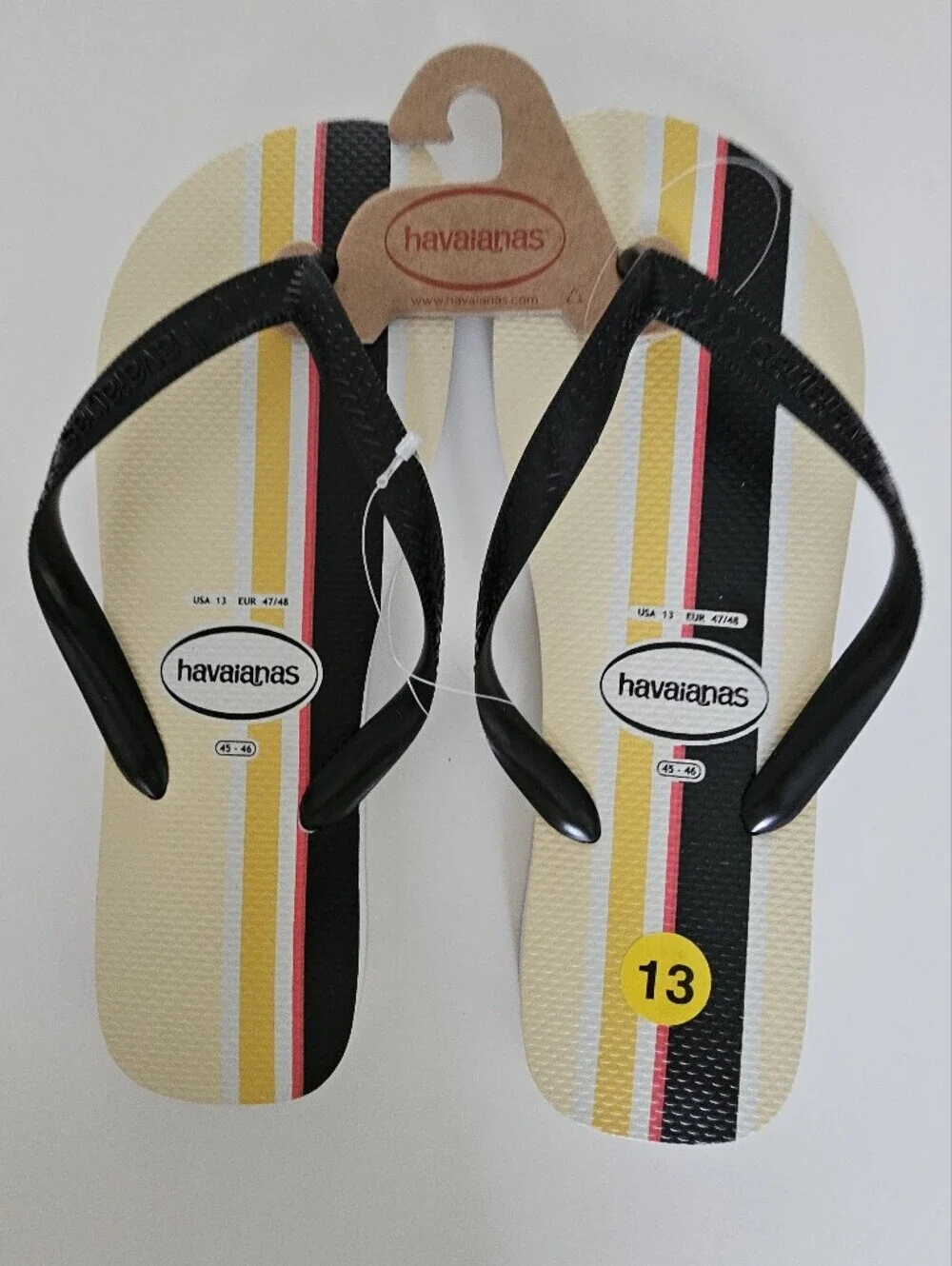 Havaianas Top Nauty Stripe Thongs in Beige